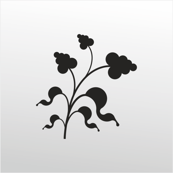 Folyo Sticker Çiçek