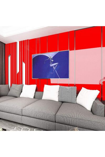 Kendinden Yapışkanlı Parlak Kırmızı Mutfak Dolap Ve Mobilya Kaplama Folyosu  61 X 100