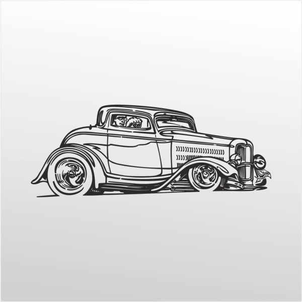 Folyo Sticker Klasik Araba ADKPQUY700