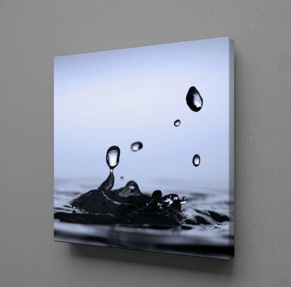 SU DAMLALARI KANVAS TABLO