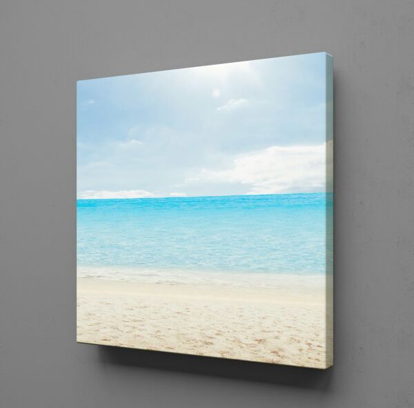 DENİZ KUM KANVAS TABLO