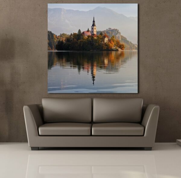 DENİZ VE AĞAÇLAR KANVAS TABLO