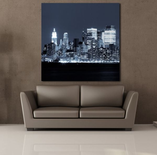 DENİZ VE EV KANVAS TABLO