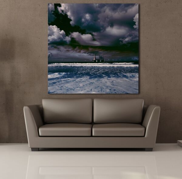 DENİZ VE GÖKYÜZÜ KANVAS TABLO