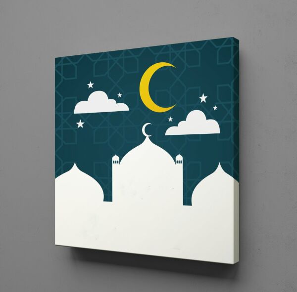 CAMİ AY KANVAS TABLO