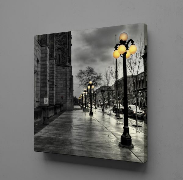 KARANLIK SOKAK KANVAS TABLO