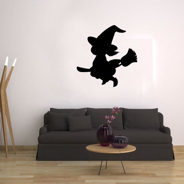 SÜPÜRGELİ CADI FOLYO STİCKER