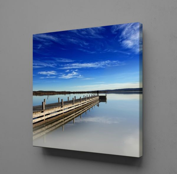 KÖPRÜ VE DENİZ KANVAS TABLO