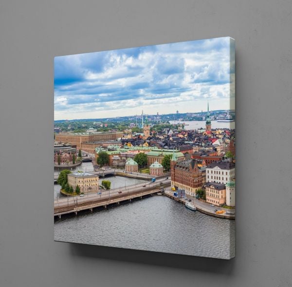 ŞATO BİNALAR KANVAS TABLO