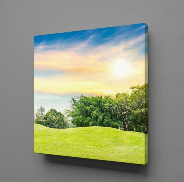 YEŞİLLİK AĞAÇLAR KANVAS TABLO