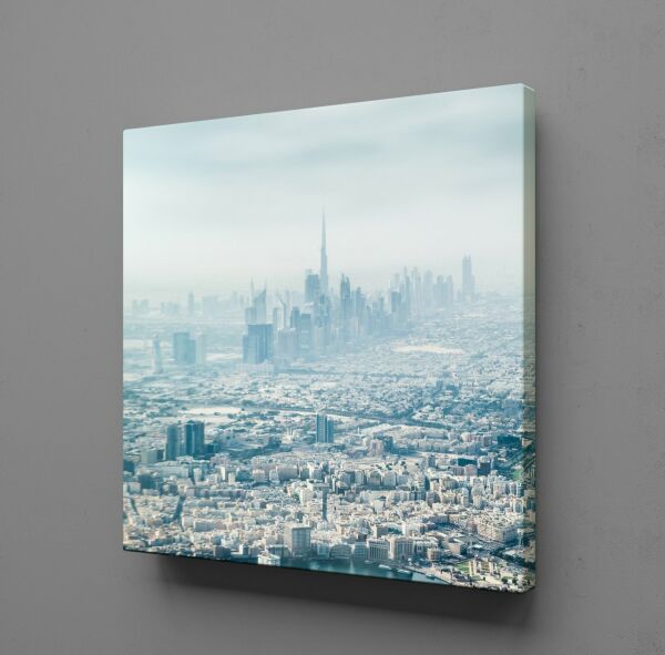 BUZLU ŞEHRİN GÜZELLİĞİ KANVAS TABLO