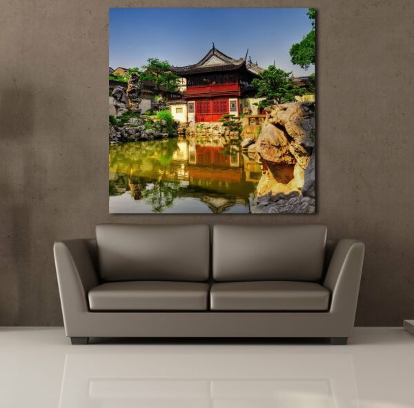 DOĞADAKİ EV KANVAS TABLO