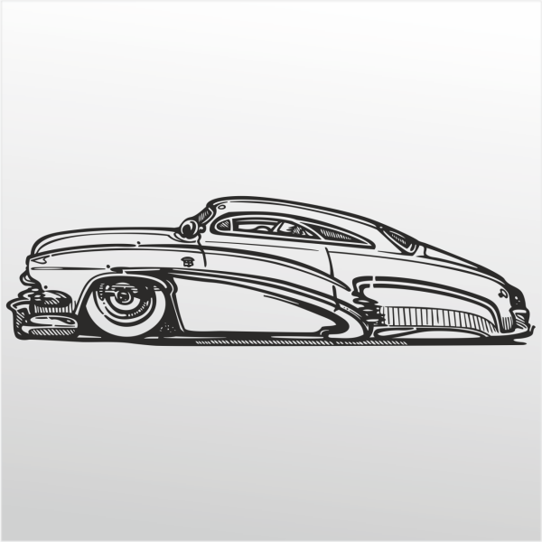 Folyo Sticker Klasik Araba ADKPQUY708