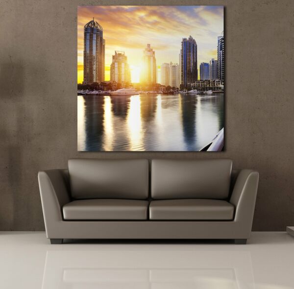 DÜNYANIN ÜNLÜ ŞEHİRLERİ EVLERİ KANVAS TABLO