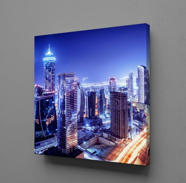 DÜNYANIN ÜNLÜ ŞEHİRLERİ MANZARASI KANVAS TABLO