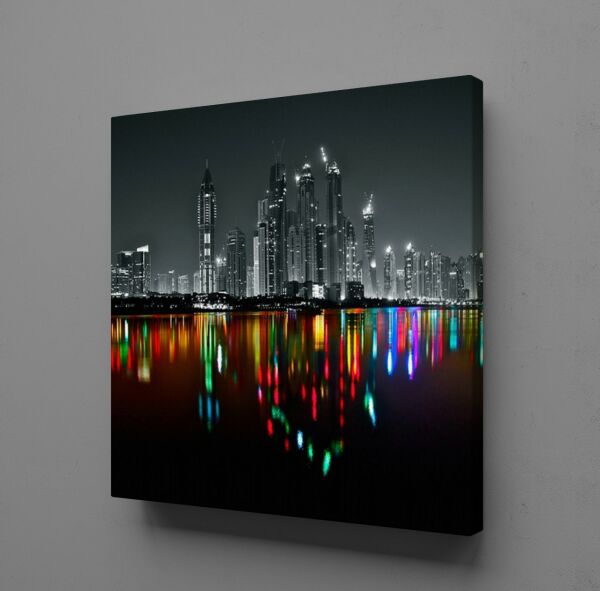 GECENİN YANSIMASI KANVAS TABLO