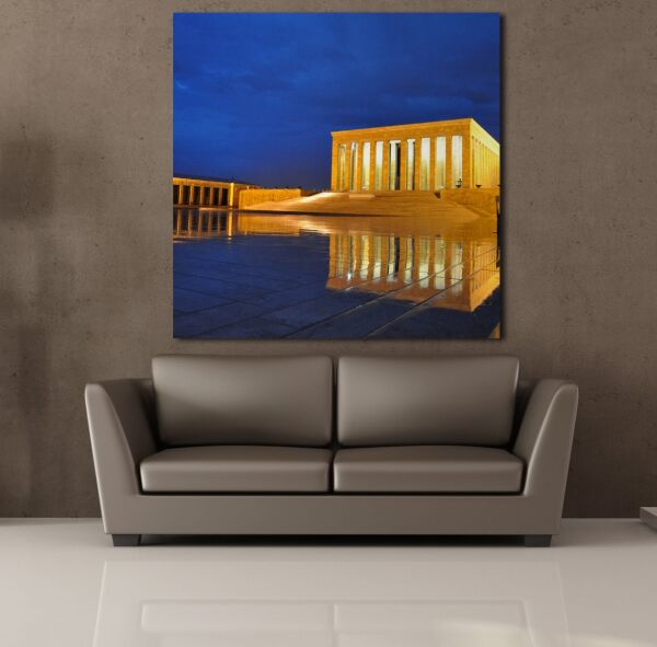 ANITKABİR AKŞAM TEMALI KANVAS TABLO