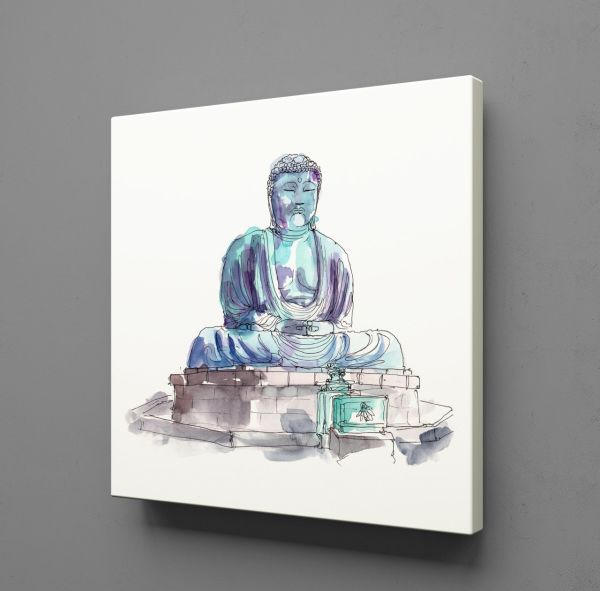 AMİDA BUDDHA KANVAS TABLO