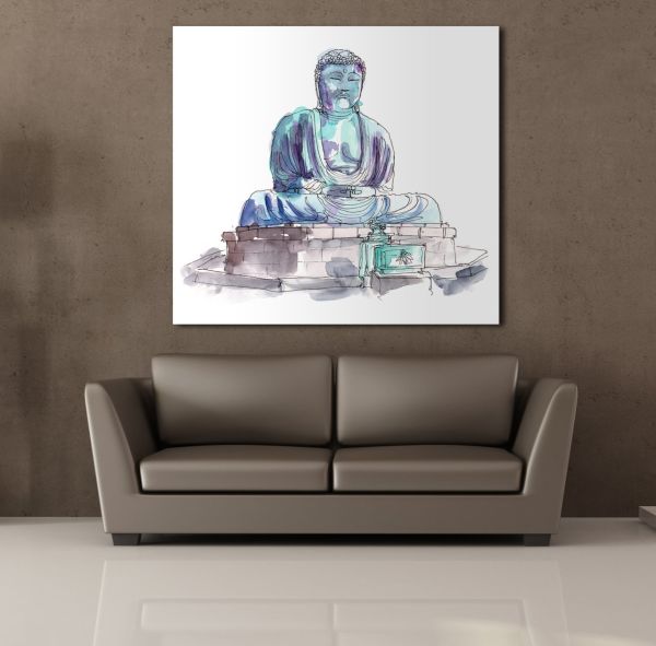 AMİDA BUDDHA KANVAS TABLO