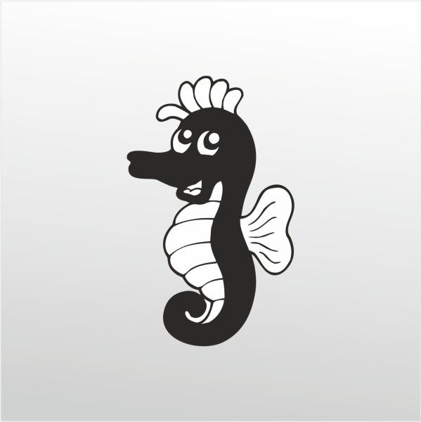 Folyo Sticker  Deniz Atı