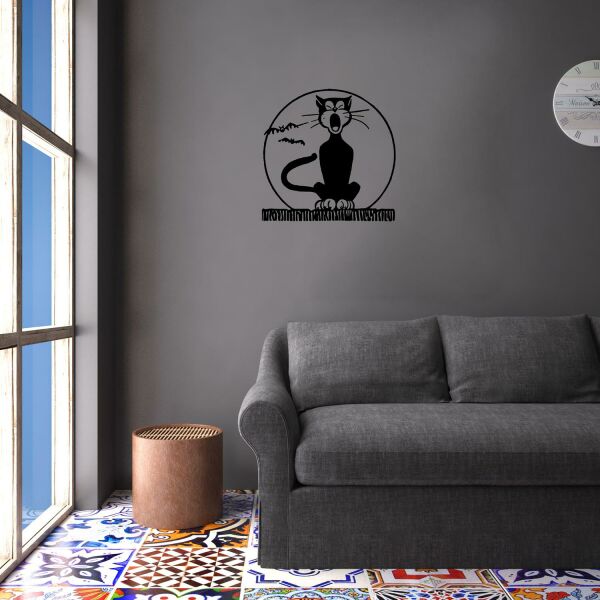 SİYAH KEDİ FOLYO STİCKER