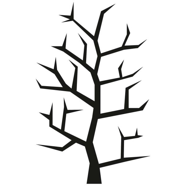 AĞAÇ VE GÜL RESİMLERİ FOLYO STİCKER DERSTV221