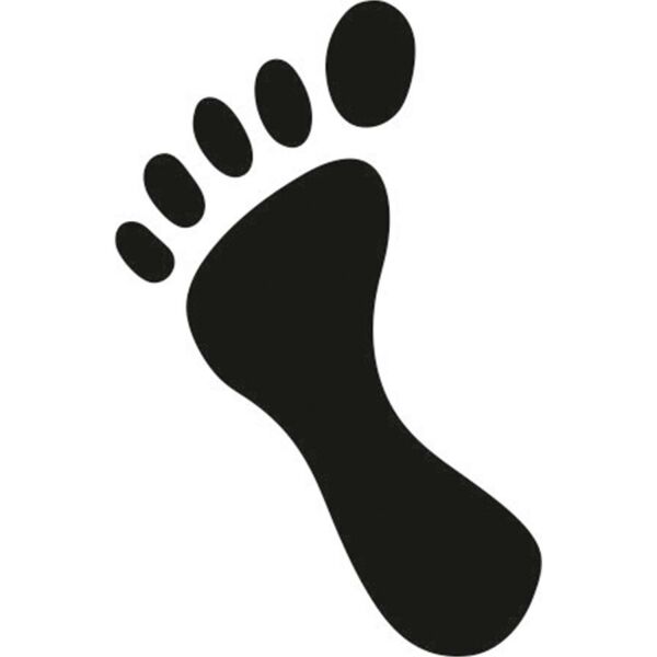 AYAK İZİ FOLYO STİCKER