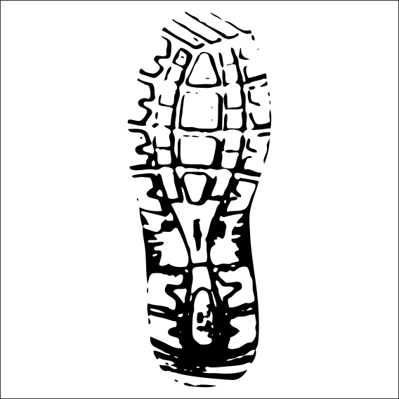 AYAKKABI İZİ FOLYO STİCKER