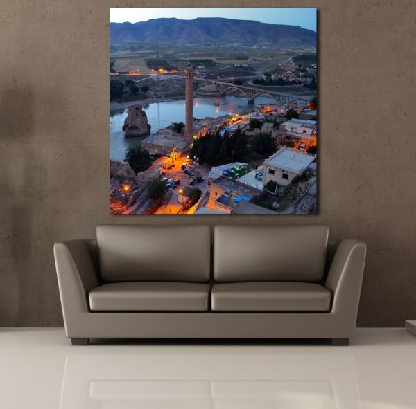 HASANKEYF MANZARASI KANVAS TABLO