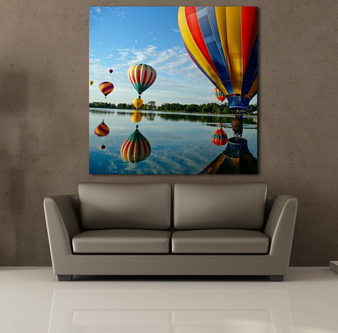 RENGARENK BALONLARI KANVAS TABLO