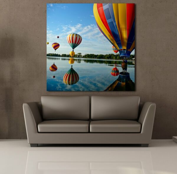 RENGARENK BALONLARI KANVAS TABLO