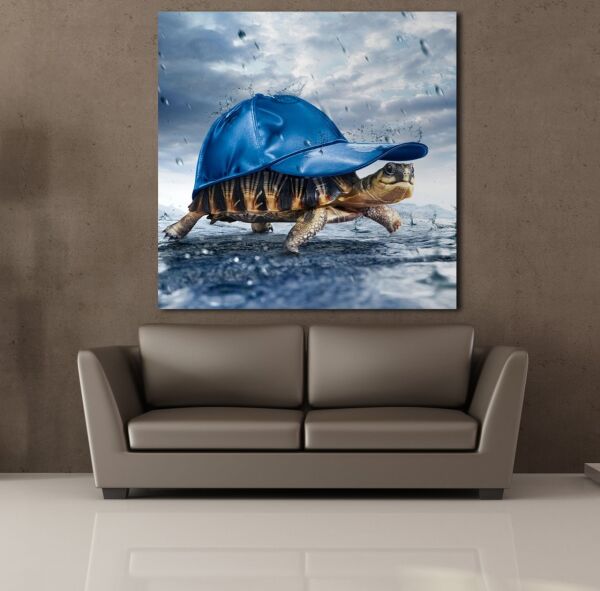 KAPLUMBAĞA KANVAS TABLO