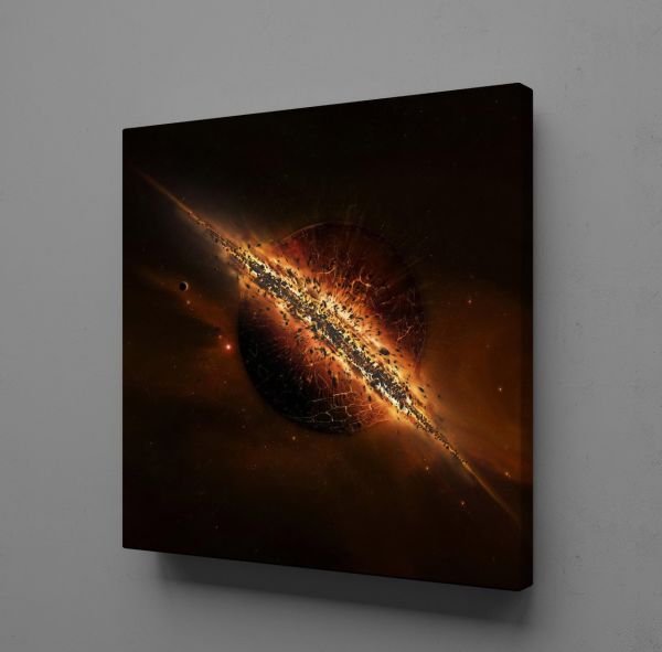 GEZEGEN TEMALI KANVAS TABLO