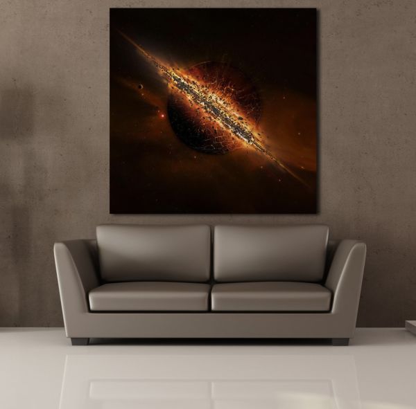 GEZEGEN TEMALI KANVAS TABLO