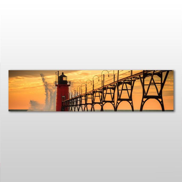 Deniz Feneri İskele Kanvas Tablo