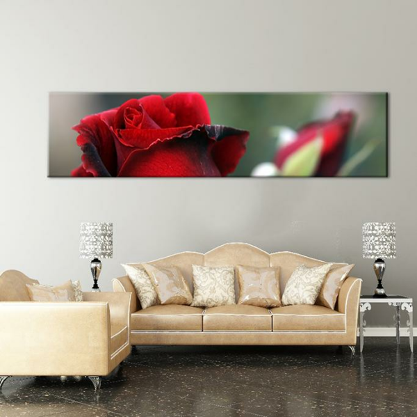 Kırmızı Gül Kanvas Tablo