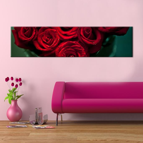 Kırmızı Gül Kanvas Tablo
