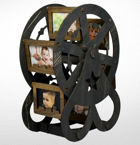 AHŞAP REBAB RENK DEĞİRMEN RESİM ÇERÇEVE 20cmX27cm