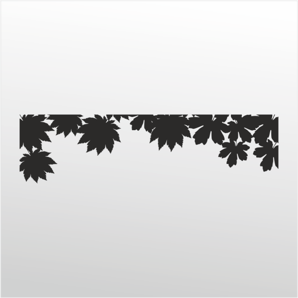 Folyo Sticker Yaprak Deseni