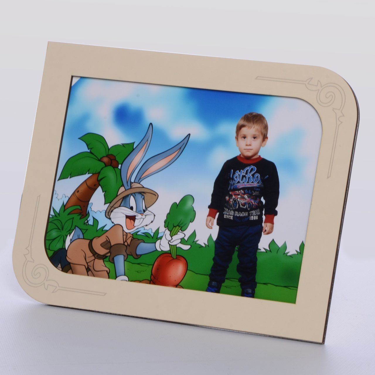 AHŞAP BEJ RENK RESİM ÇERÇEVE 10x15