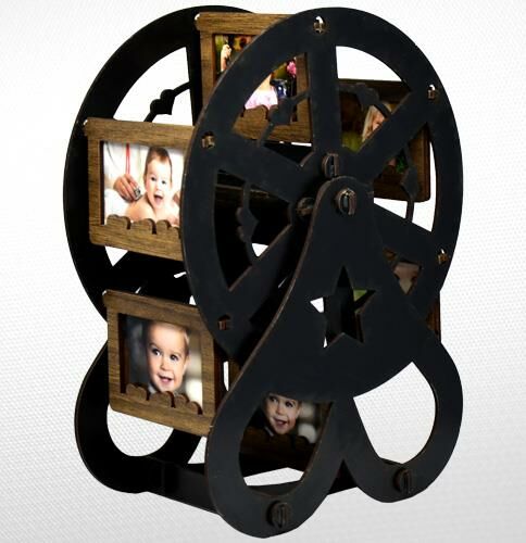 AHŞAP SİYAH RENK DEĞİRMEN RESİM ÇERÇEVE 20cm*27cm