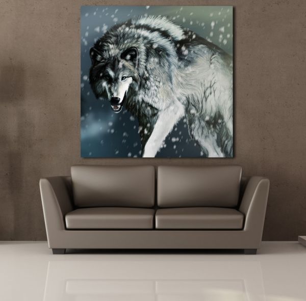 KOŞAN KURT KANVAS TABLO