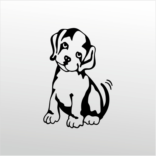 Folyo Sticker Yavru köpek