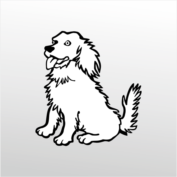 Folyo Sticker Sevimli Köpek