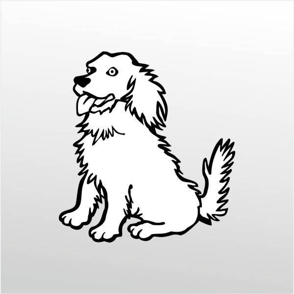 Folyo Sticker Sevimli Köpek