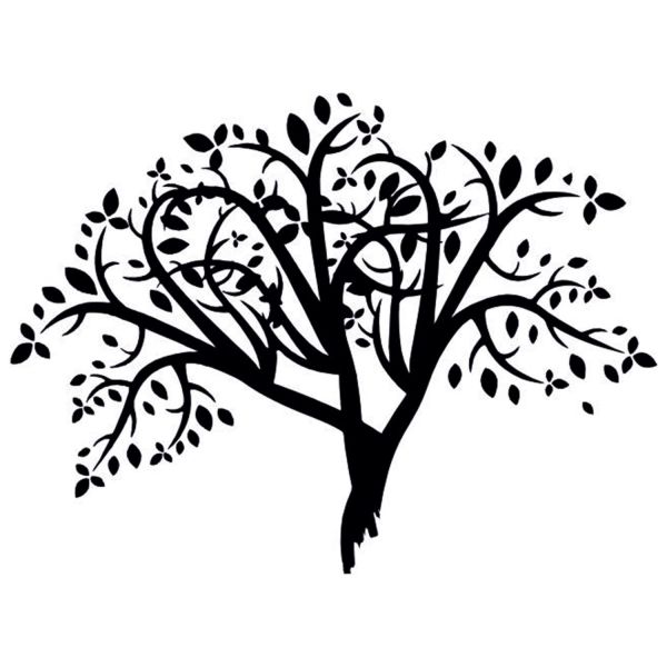 Folyo Sticker Ağaç Deseni