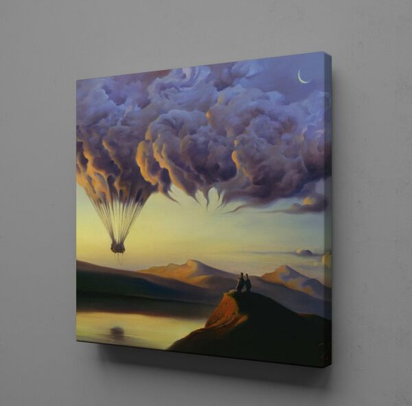 BULUTLAR MANZARA KANVAS TABLO