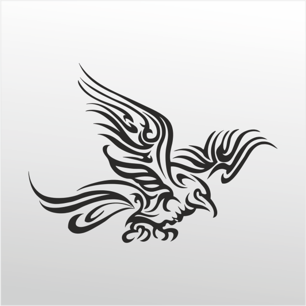 Folyo Sticker Kuş Deseni