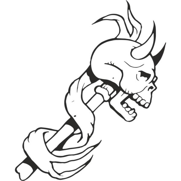 KURU KAFA FOLYO STİCKER