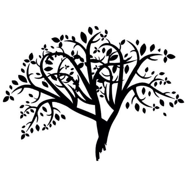 AĞAÇ VE GÜL RESİMLERİ FOLYO STİCKER